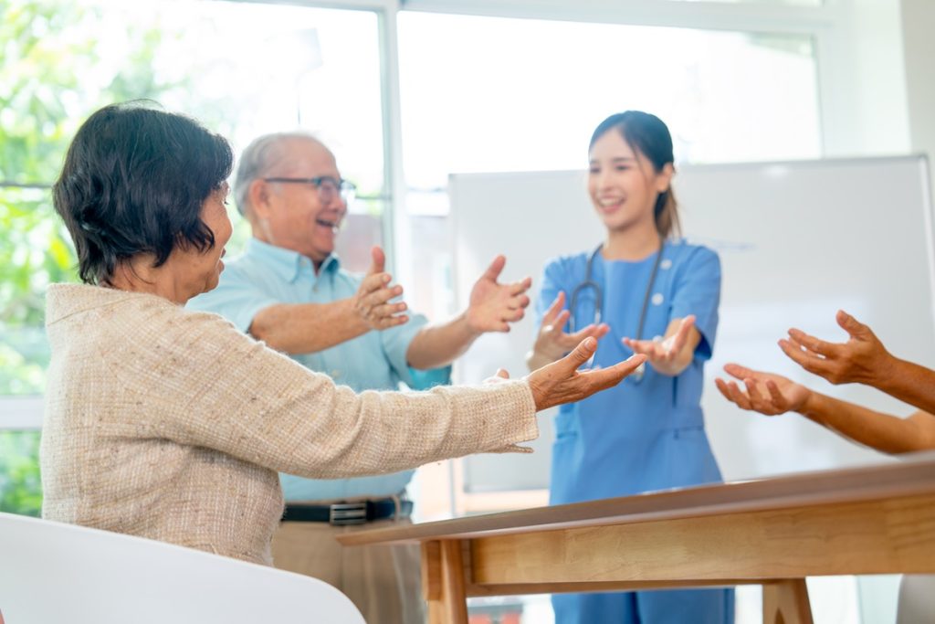 Family caregiver noticing signs that loved one with dementia needs more support