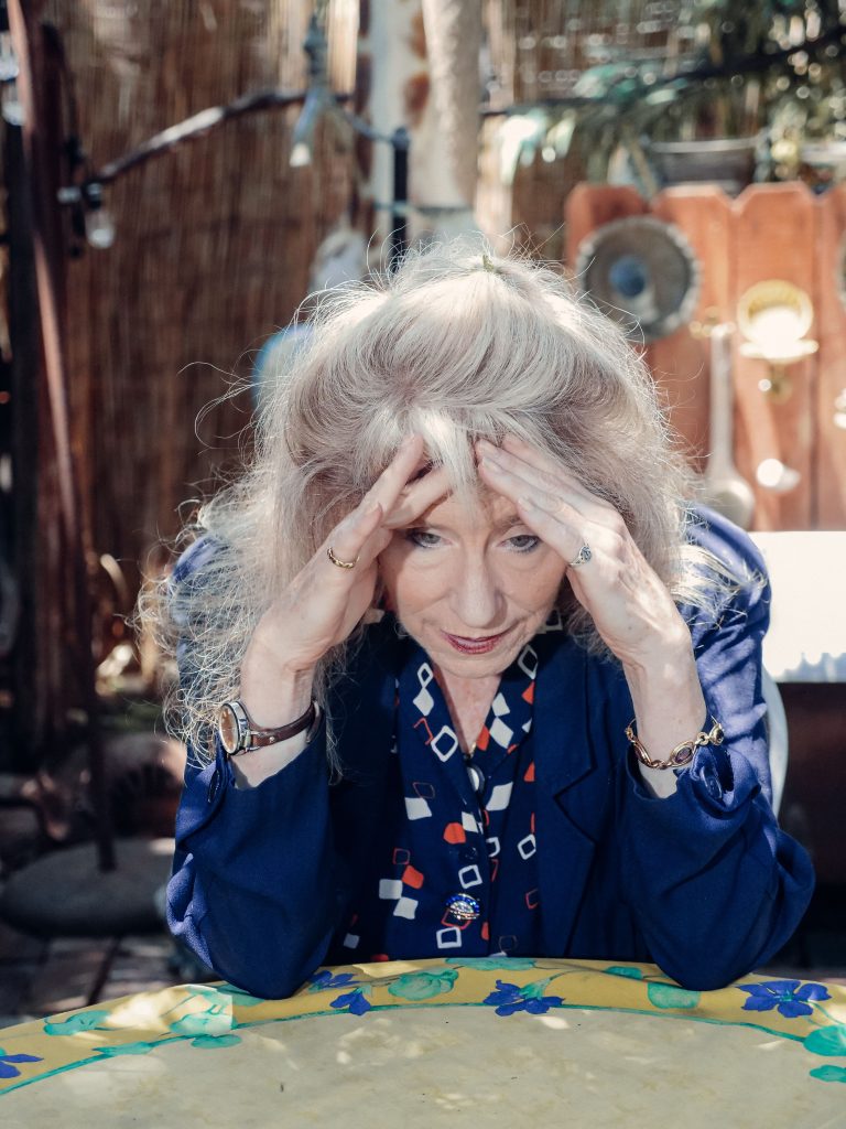 paranoia false accusations elderly woman