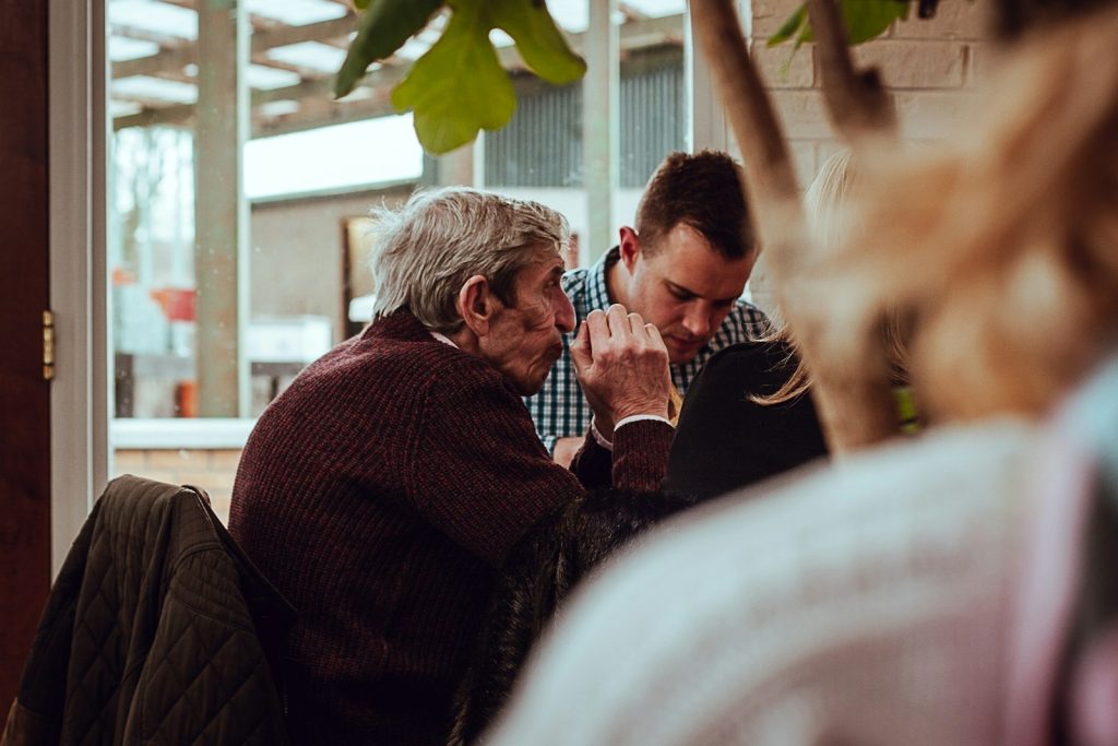 A quiet moment of connection while coping with anticipatory grief in dementia