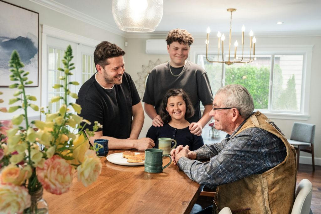 In-home dementia care cost in Florida: a family reviewing care costs and options together